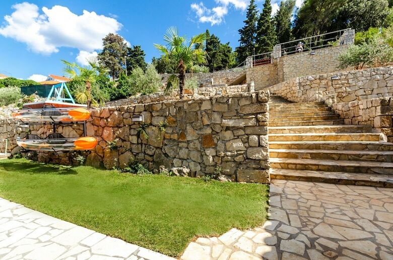 Beachfront Villa Gabriela With Pool