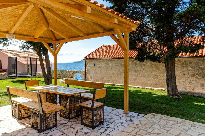 Beachfront Villa Gabriela With Pool
