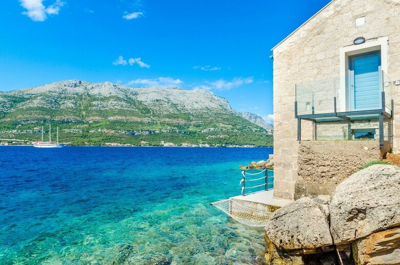 Beachfront Villa Gabriela With Pool