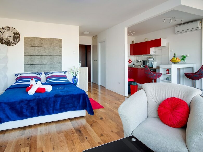 Studio Apartment In Zagreb With Lake Nearby