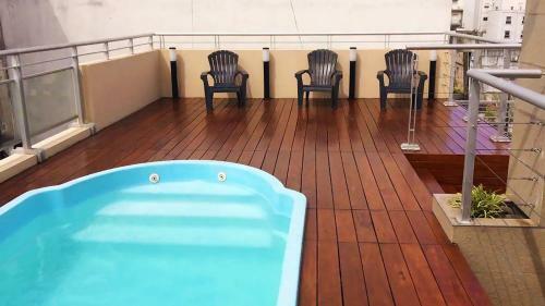 Apartamento Gorgeous Studio With Rooftop Pool, Gym And Laundry - Corrientes Ave