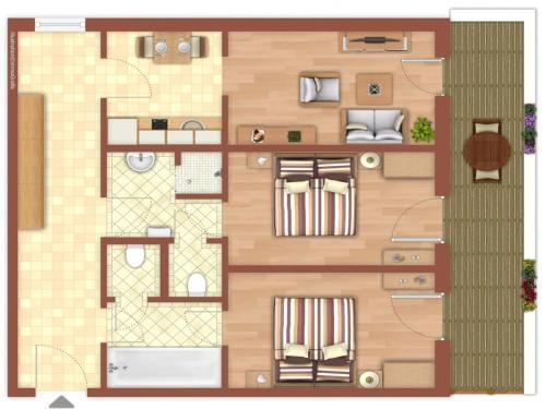 Apartamento Familienparadies Moni Ferienwohnung 3