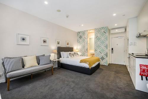 Apartamento Central? ?melbourne? ?studio? ?metres? ?from? ?dining? ?and ?bars?
