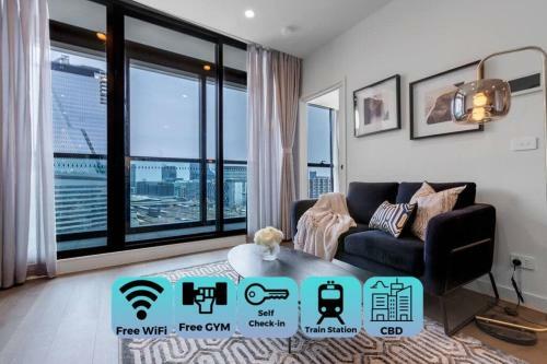 Stylist 1bed1bath Apartment@west Melbourne