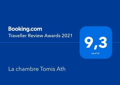 Bed & Breakfast La Chambre Tomis Ath