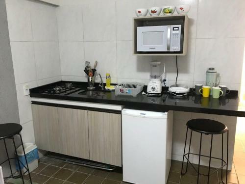 Apartamento Tabajara Flat - Ap 503 - Vista Lateral Mar