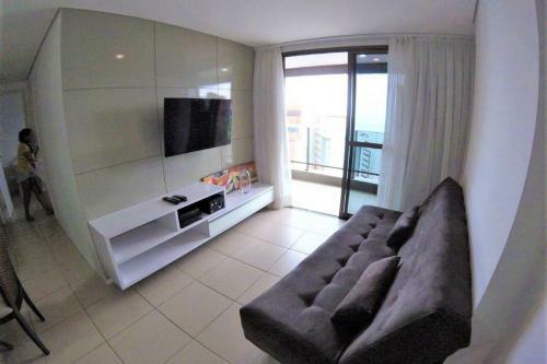 Apartamento Vista Mar 2 Quartos !!! 1 Quadra Da Beira Mar