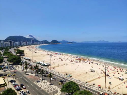 Apartamento Studio Na Praia de Copa Vista Total Tc1202