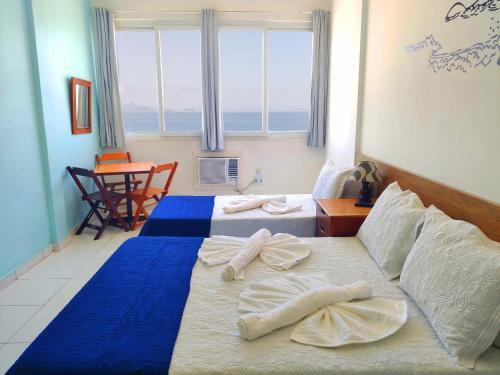 Apartamento Studio Na Praia de Copa Vista Total Tc1202