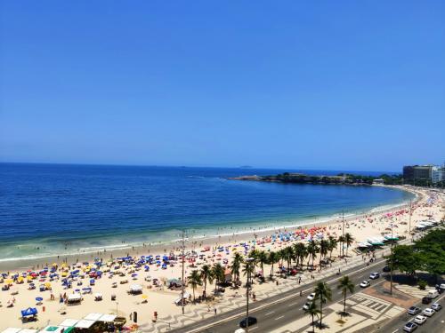 Apartamento Studio Na Praia de Copa Vista Total Tc1202