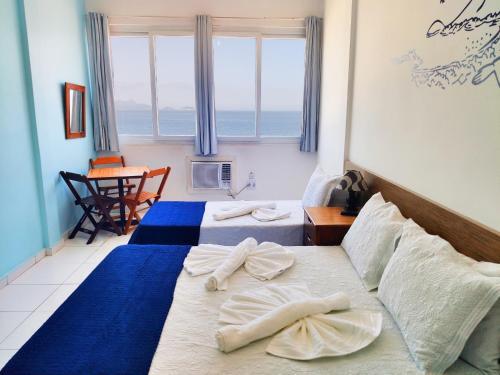 Apartamento Studio Na Praia de Copa Vista Total Tc1202