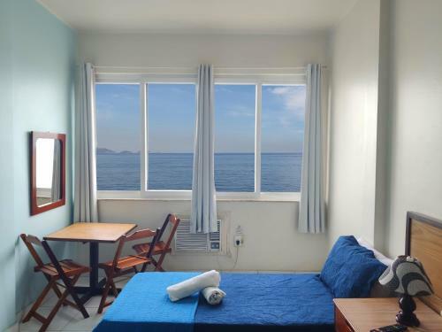 Apartamento Beira-mar Com Vista Da Praia Tc902