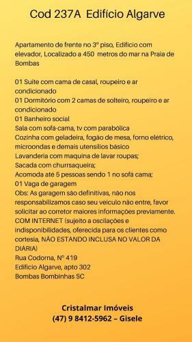 Apartamento Cod 237a Edif�cio Algarve Bombas