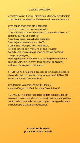 Apartamento Cod 225a Edif�cio Varadero Bombas