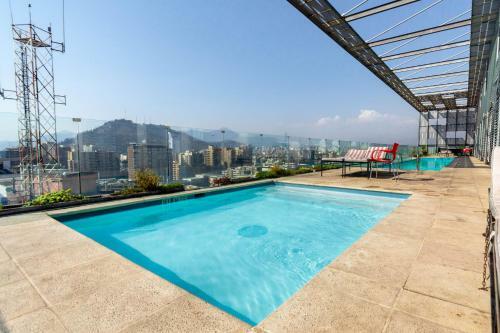 Apartamento Tribeca Super King Room - Studio With Parking, Pool, Wifi, AC