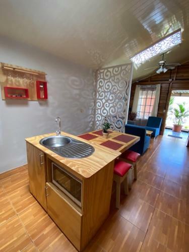 Acogedora Casa Tipo Caba�a En El Centro de La Fortuna