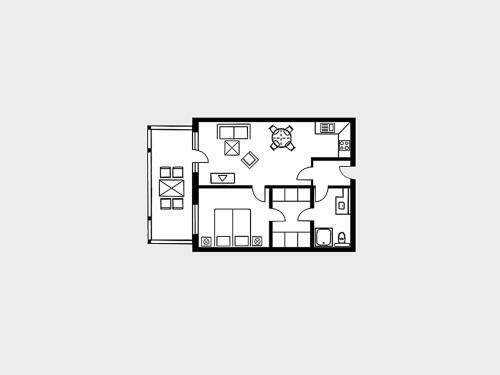 Apartamento Strandvillen Binz 2-zimmer Ah 628