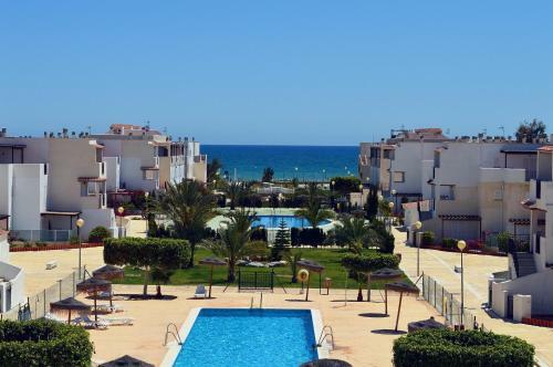 Ground Floor Apartment In Vera Playa, Private Patio, West Facing