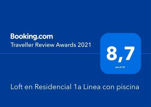 Apartamento Loft En Residencial 1a Linea Con Piscina