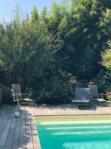Villa With Swimming Pool In Bayonne Town Centre