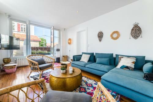 Aloe Keyweek Architect Apartment With Terrace And Garage Biarritz