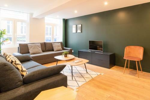 Apartamento Central Lille Nice Functional And Cozy Ap For 8pers 3bdrm Terrace