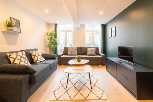 Apartamento Central Lille Nice Functional And Cozy Ap For 8pers 3bdrm Terrace