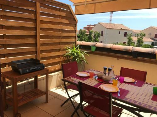 Apartamento Appartement T3 Duplex, Piscine, Narbonne Plage