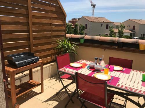 Apartamento Appartement T3 Duplex, Piscine, Narbonne Plage