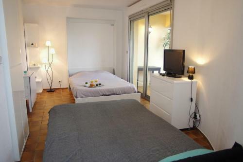 Apartamento Studio, Les Foulquines, Narbonne Plage