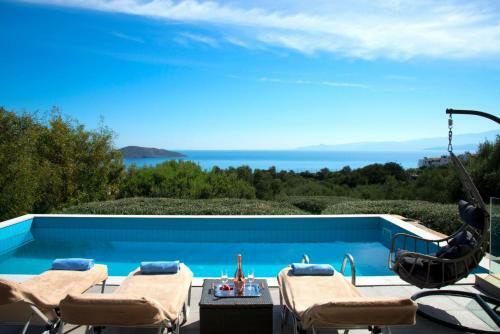 Elite Villa Crete Villa Panorama 5 Bedroom Sea Views Elounda