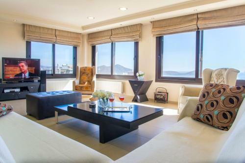 Elite Villa Crete Villa Panorama 5 Bedroom Sea Views Elounda