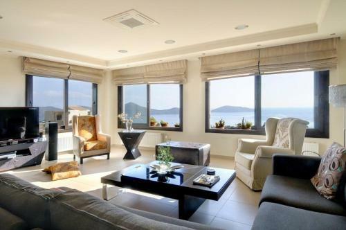 Elite Villa Crete Villa Panorama 5 Bedroom Sea Views Elounda