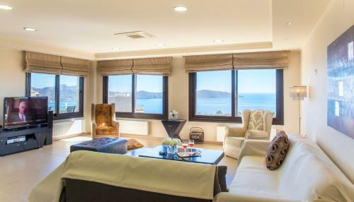 Elite Villa Crete Villa Panorama 5 Bedroom Sea Views Elounda