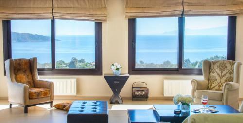 Elite Villa Crete Villa Panorama 5 Bedroom Sea Views Elounda
