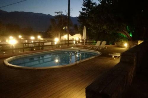 Theano Traditional House Mountain And Field View