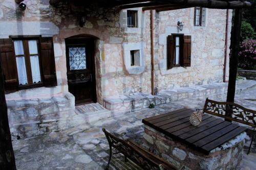 Theano Traditional House Mountain And Field View