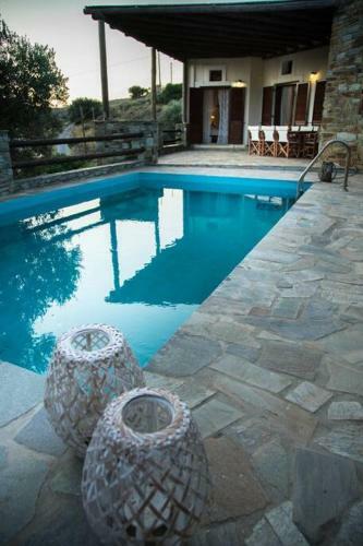2ag252-house With A Pool In Andros