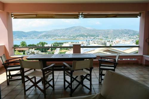 Villa Pink House With Panoramic View To Porto Rafti