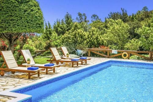 Kato Kateleios Villa Sleeps 6 Pool Air Con Wifi