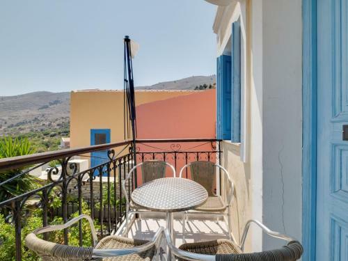 Bright Holiday Home In Symi Island With Balcony