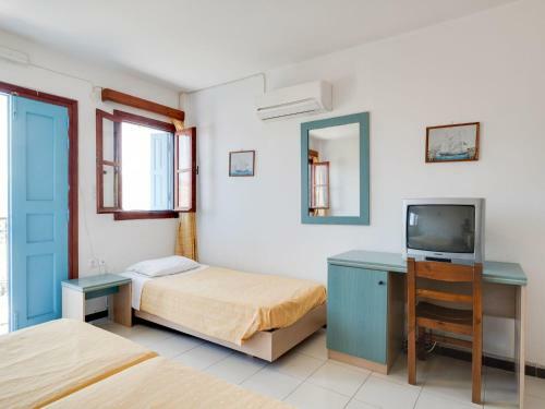 Bright Holiday Home In Symi Island With Balcony