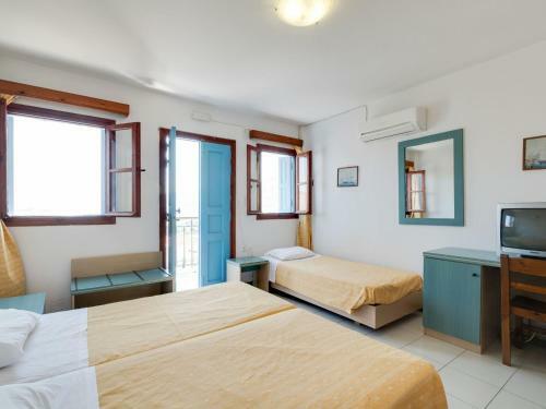 Bright Holiday Home In Symi Island With Balcony