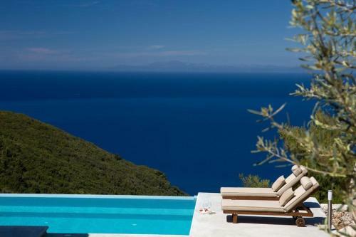 Seaview Lefkada Villa Villa Ianthi Stunning Infinity Pool Tsoukalades