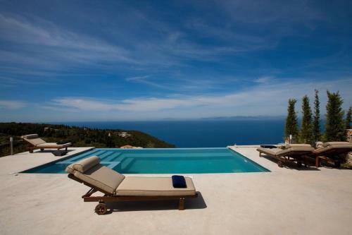 Seaview Lefkada Villa Villa Ioni Stunning Infinity Pool Tsoukalades