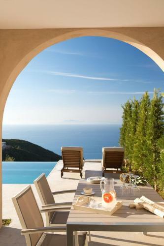 Seaview Lefkada Villa Villa Ioni Stunning Infinity Pool Tsoukalades