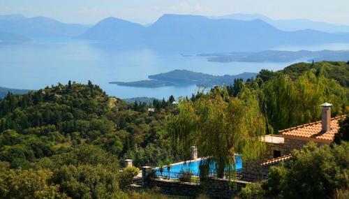 Executive Lefkada Villa Private Pool Sea View 2 Bedrooms Vafkeri