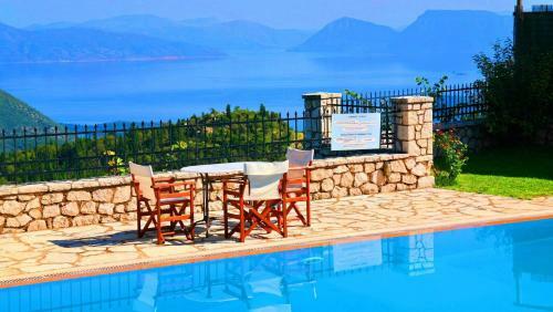Executive Lefkada Villa Private Pool Sea View 2 Bedrooms Vafkeri