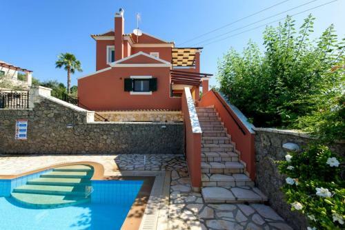 Luxury Corfu Villa Villa Rose Private Pool 4 Bdr Dassia
