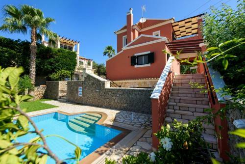 Luxury Corfu Villa Villa Rose Private Pool 4 Bdr Dassia